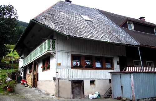 Historische Schwarzwaldhaushälfte nahe dem Feldberg   - Obj. 0107